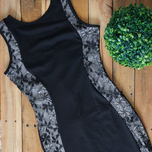 Amika Fashion Fitted Lace Mini Dress